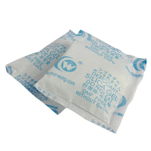 Bolsa de agente secante de gel de sílice de 10 gramos para eliminar la humedad